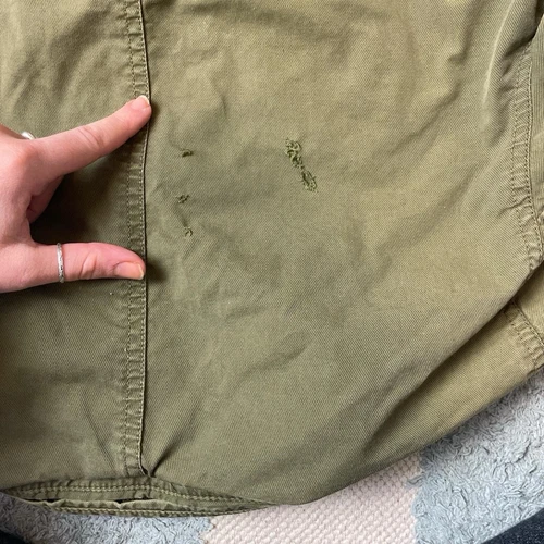 Vintage Khaki Green Cargo Utility Jacket - Picture 5 of 5
