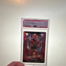 Panini Prizm Crusade Trevor Lawrence Red Ice Prizm #161 Clemson PSA 9