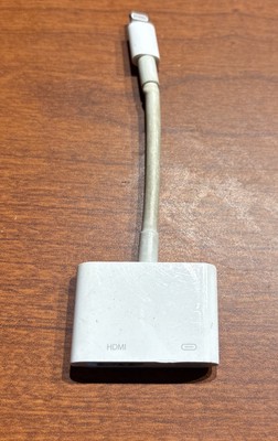 Apple Digital AV Adapter HDMI To iPhone iPad. Tested Works!!