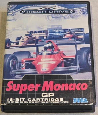 SUPER MONACO GP SEGA MEGADRIVE MEGA DRIVE
