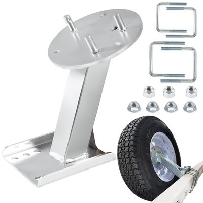 3001.0064 Spare Tire Mount for Trailer, Spare Tire Carrier Heavy-Duty Nickel-...