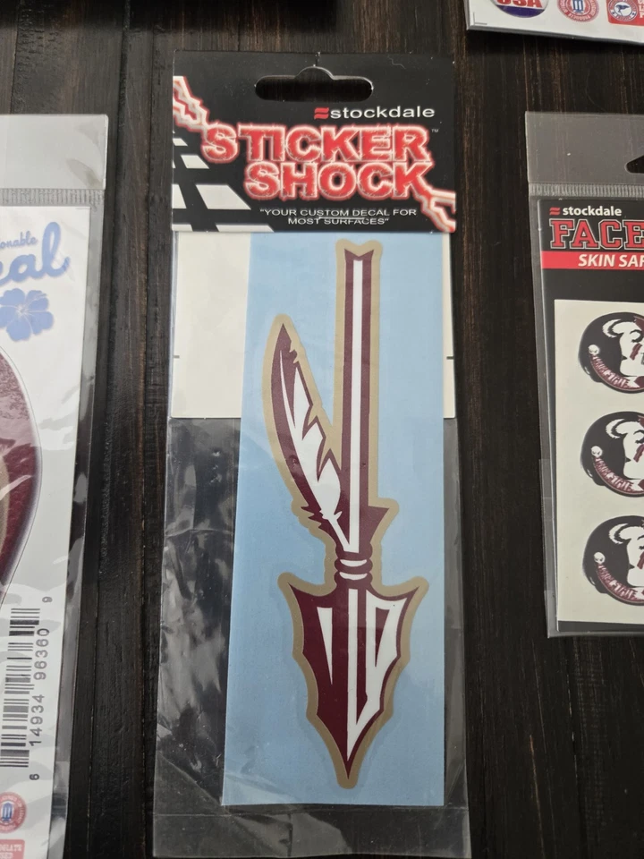 Florida State University FSU Imanes Calcomanías Pendientes Stockdale NUEVO LOTE SELLADO 10 Foto 4 de 4
