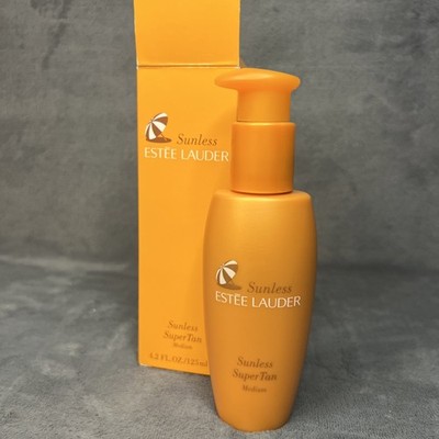 Vintage Estée Lauder Sunless Super Tan- Medium 4.2 Oz NIB