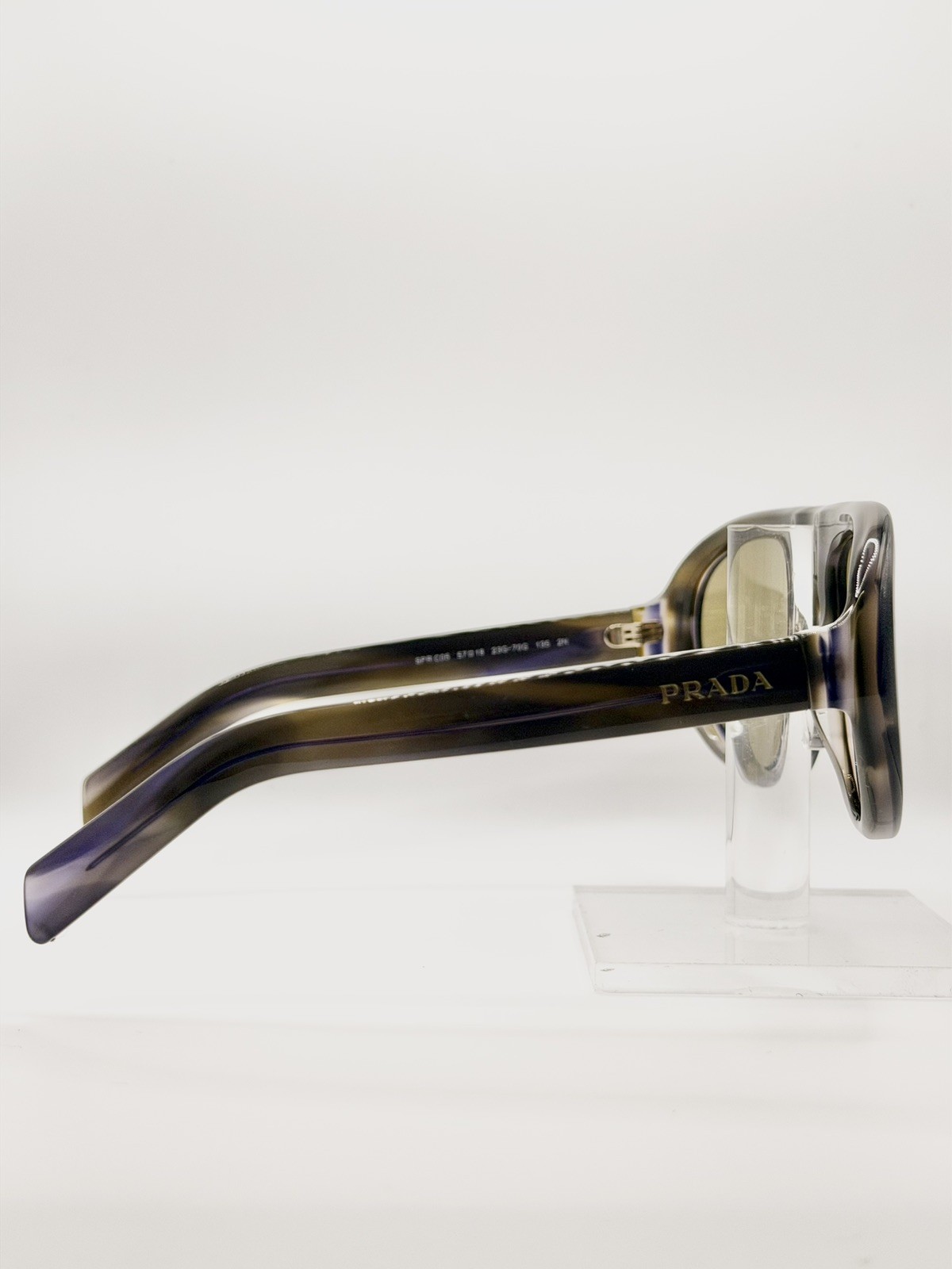 *NEW* Prada SPR C05SF Sunglasses- Striped Lagoon image 5