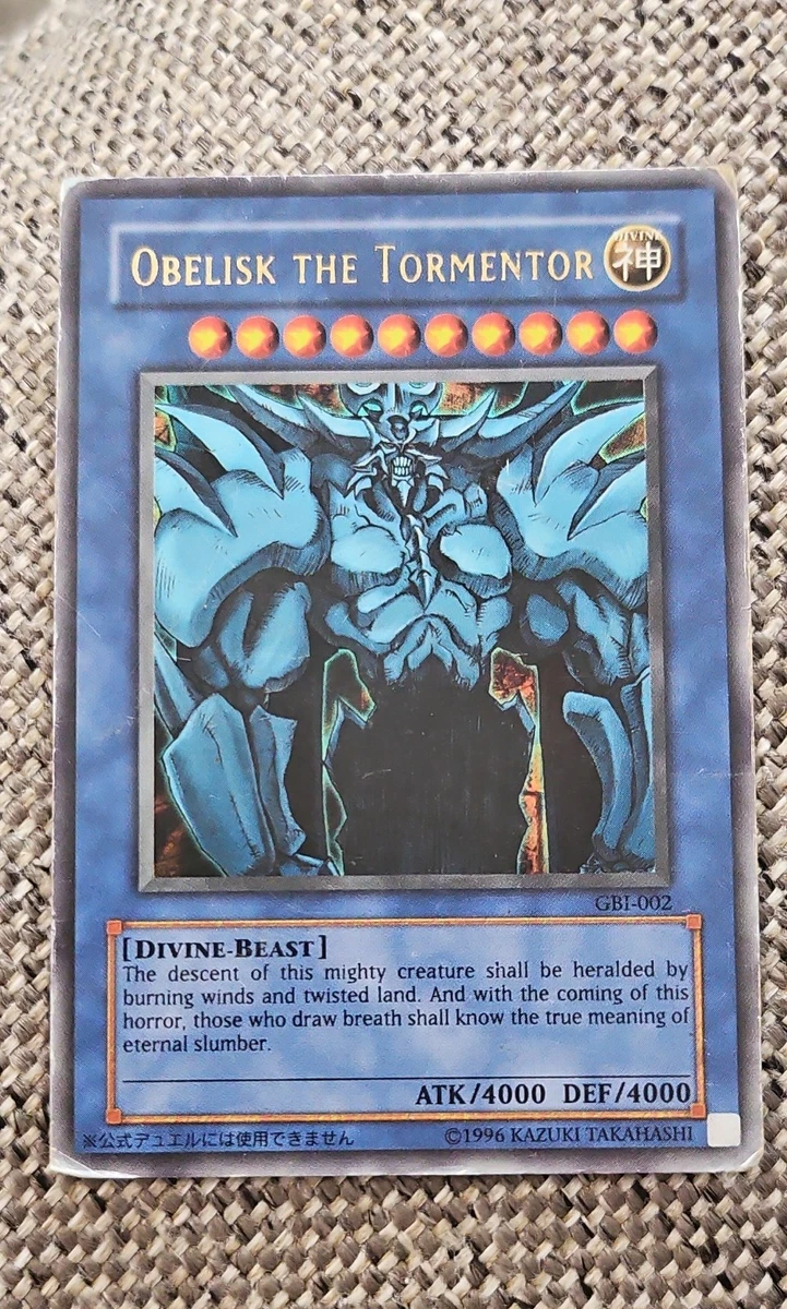 Obelisk The Tormentor Yu-Gi-Oh! TCG Individual Trading Card Games