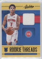 2020-21 Panini Absolute Memorabilia Rookie Threads Level 1 Killian Hayes 0b2