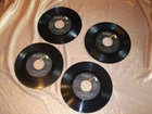 Lot of 4 Elvis Presley 45 RPM Records on RCA - No Sleeves