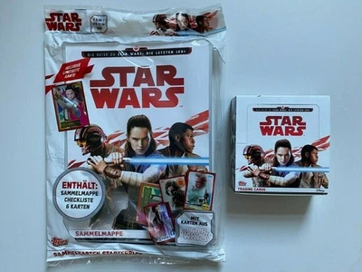 TOPPS Star Wars Die letzten Jedi Sammelkarten Display + Starter NEU - Bild 1 von 4