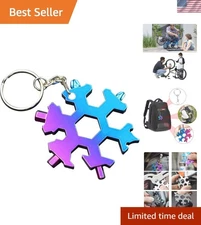 Compact Snowflake Multi-Tool with 19 Functions - Ideal for Every Occasion