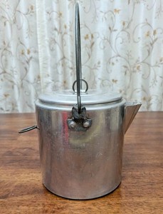 Vintage Aluminum Camp Coffee Pot 