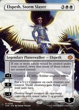 Elspeth, Storm Slayer - Foil Extended Art TDM NM MTG