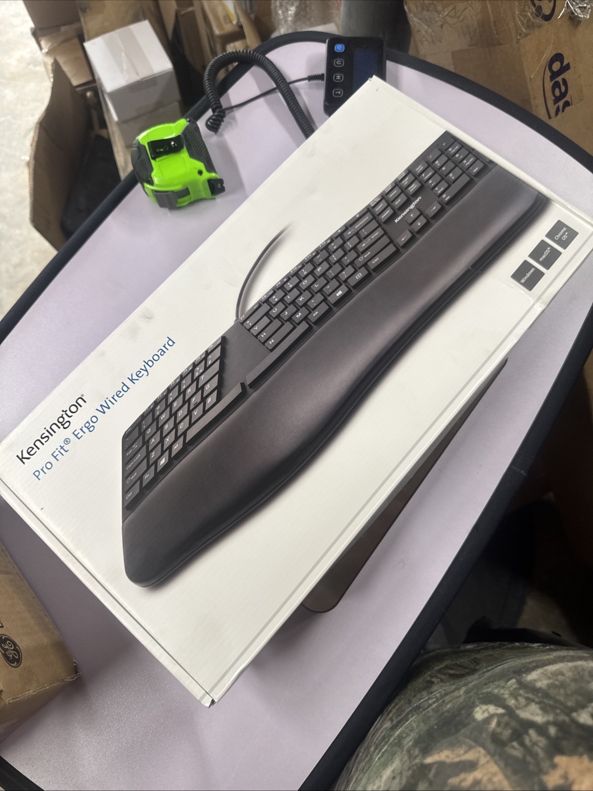 Kensington Pro Fit Ergo Wired Keyboard Black K75400US