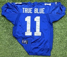 Authentic Reebok New York Giants True Blue #11 NFL Jersey Mens 52 Pro Cut