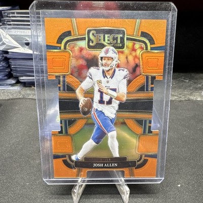 Panini 2023 Select Josh Allen Concourse #13 Orange Prizm Die-Cut /499