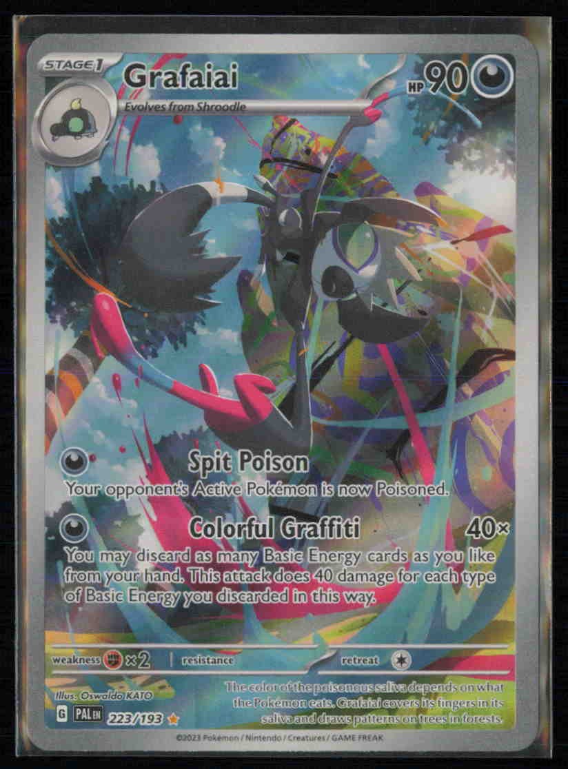 Grafaiai 223/193 Pokemon TCG SV02: Paldea Evolved PAL Holo NM