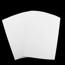 Newbested 100PCS White Watercolor Paper, 100% Rag Cotton Cold Press Cut Bulk