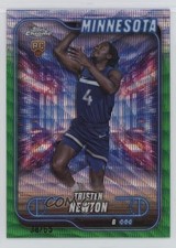 2024-25 Topps Chrome Green Wave Refractor 38/65 Tristen Newton #108 y0i