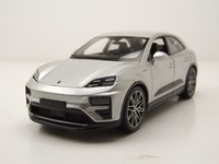 Porsche Macan Turbo E 2024 Silber Modellauto 1:24 Bburago