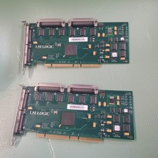 LOT OF 2 IBM 09P2544 Dual-Channel PCI Ultra 3 SCSI Adapter Card Tested Working