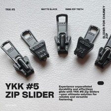 YKK #5 Chunky Zip Slider Matte