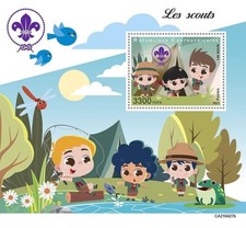 SCOUTING Scout/Scouts MNH 1v-Stamp Sheet #4 (2021 Central Africa)