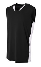A4 Youth 4oz Micro Poly Interlock Sleeveless Backcourt Jersey NB2377 XS-XL