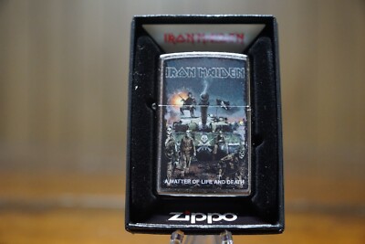 IRON MAIDEN A MATTER OF LIFE AND DEATH TANK ZIPPO LIGHTER MINT IN BOX