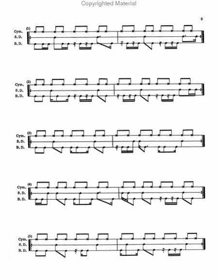 Rockin Bass Drum Book 2 METHOD INSTRUCTION MUSIC BOOK DRUMSET