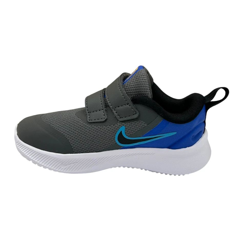 Nike Zapatos para Correr Sin Cordones para Niños Pequeños Talla 9 Azul/Gris Ligeros y Cómodos Foto 3 de 4