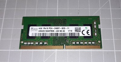 SK hynix 4GB RAM DDR4  1Rx16  PC4 2400T / 2133P    für Laptop