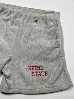 VTG 80s Champion Reverse Weave Keene State Sweat Shorts XL 32x6 
