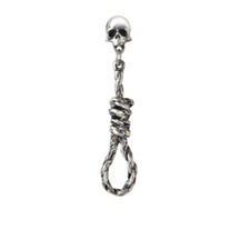 Alchemy Gothic Hang Mans Noose Earring Pewter...