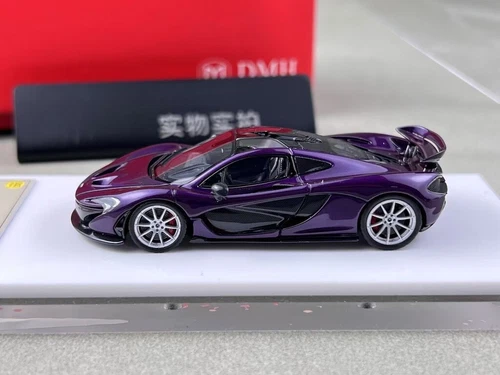 Modellino auto DMH 1:64 viola P1 super racing sport resina pressofusa collezione - Foto 1 di 6
