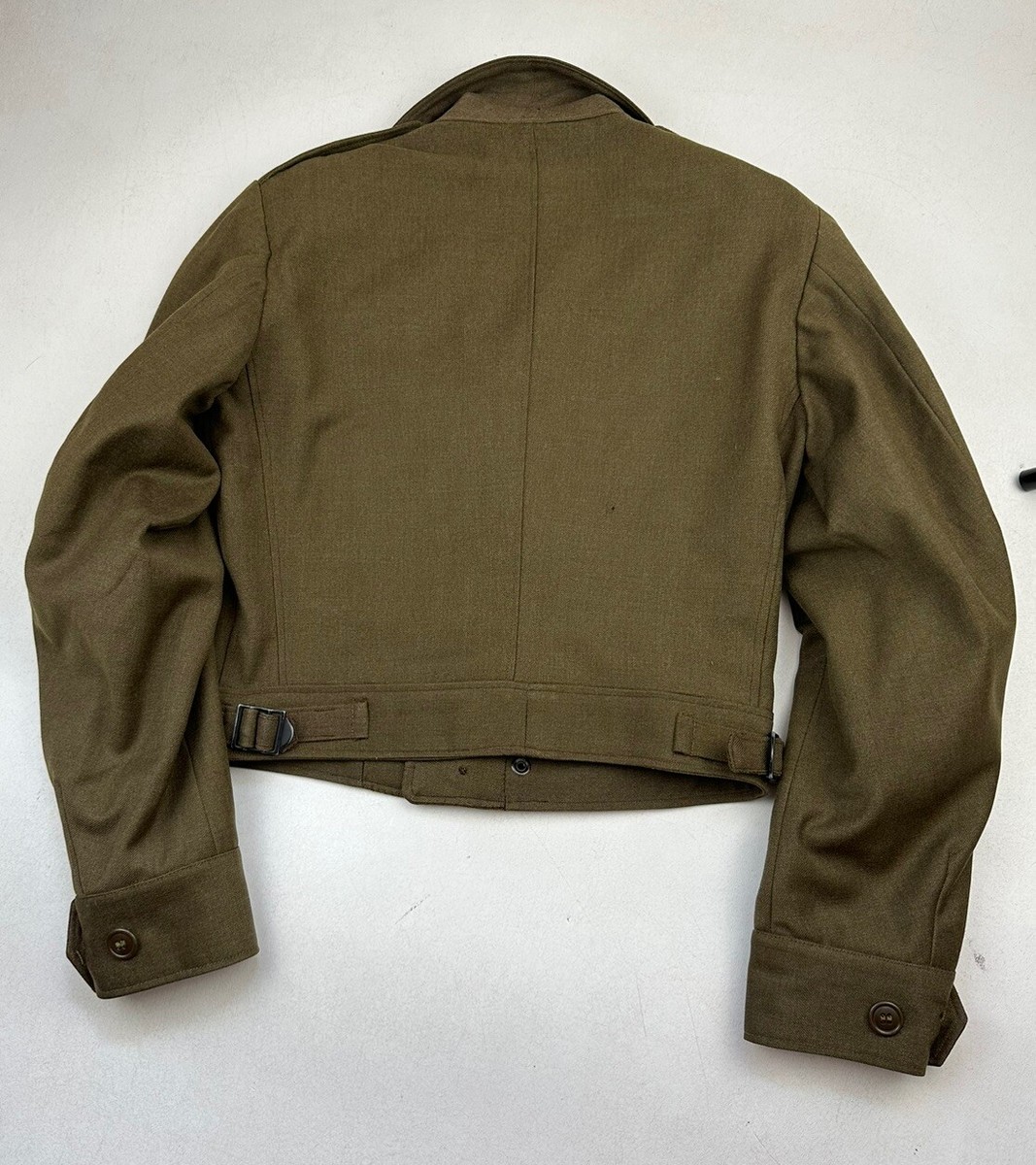 WW2 Army Jacket 34L Small Boxy Cropped Military 1944 40s