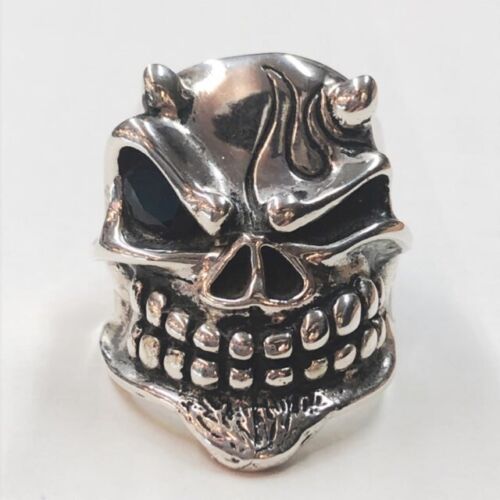 STARLINGEAR Sterlingia Puncher Devil Ring Sapphire Custom Used 003 - Afbeelding 1 van 9