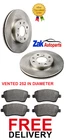 FOR SUZUKI SPLASH 1.0, 1.2, 1.3 DDIS 2 TWO FRONT BRAKE DISCS AND PADS SET NEW
