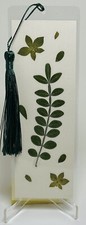 Handmade Dried Pressed Leaves Bookmark W/ Tassel By REN