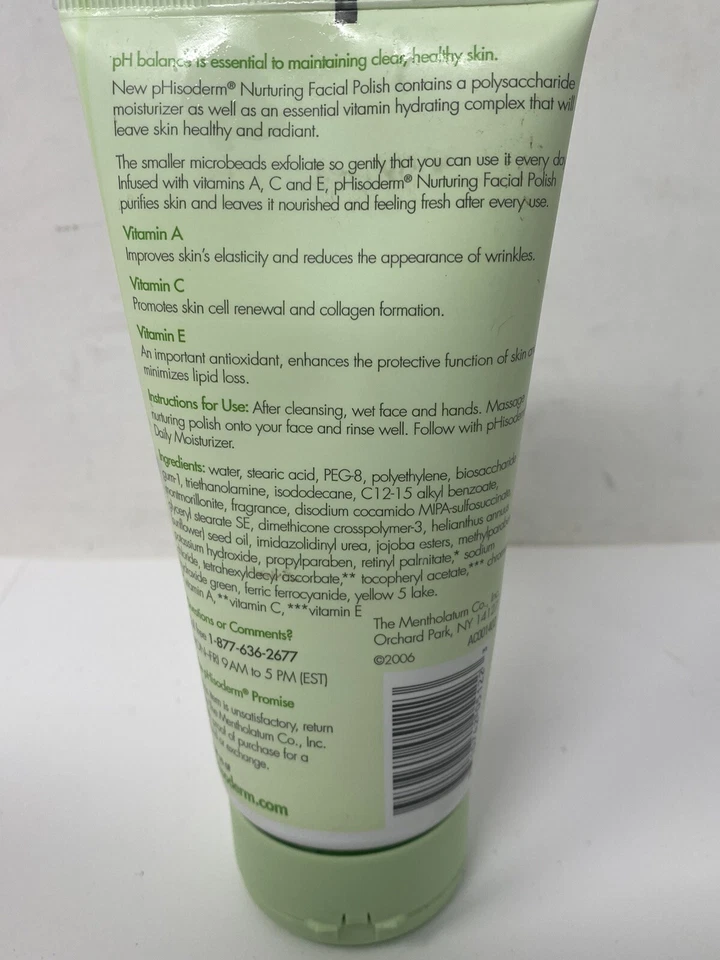 Phisoderm Nurturing Face Polish pH Exfoliates 5 Oz. Discontinued 2006 Renews - Image 3 of 4