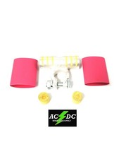 BATTERY FLAG TERMINAL 4/0 POS KIT WITH SOLDER PELLETS, SHRINK INCLUDED