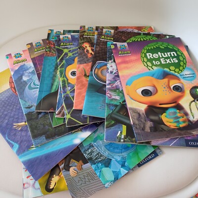 14 x Oxford Reading Tree Books Project X Alien Adventures Level 7-11