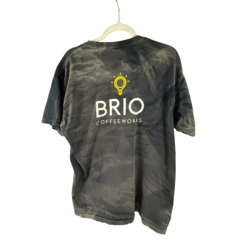Comfort Colors Tie-Dye T-Shirt Black L Short Sleeve Unisex Cotton Streetwear - Picture 4 of 7
