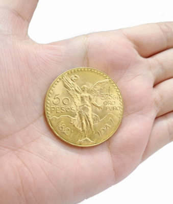 Moneda de Oro 50 Pesos Mexicanos ~ - Andorra Moneda de Oro 50 Pesos Mexicanos ~ - Andorra