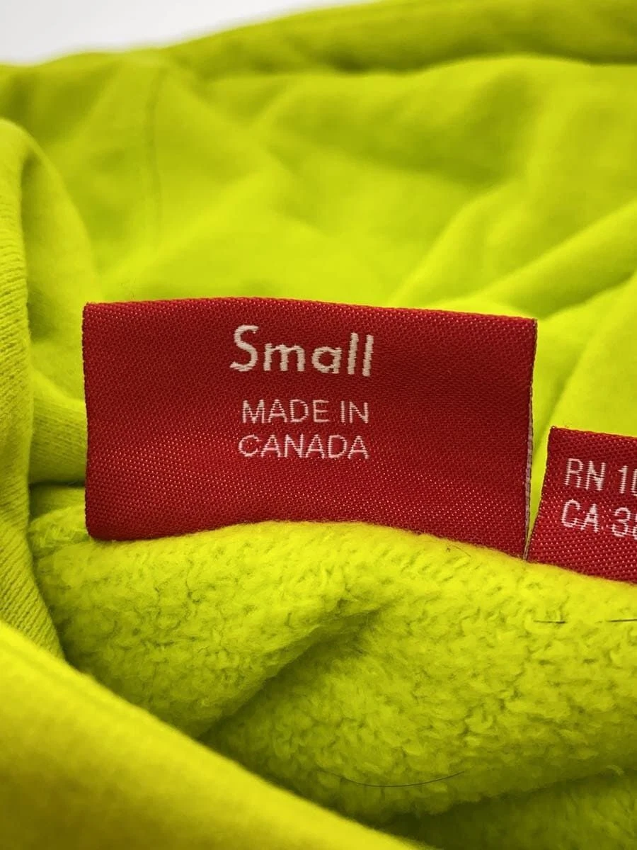 Felpa con cappuccio Supreme 20AW S logo cotone verde usata