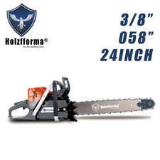 4KW 71cc G372 Holzfforma Gas Chainsaw With 24inch 3/8" 058" 84DL Bar Chain