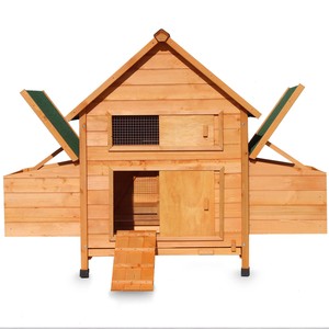 Détails Sur Poulailler En Bois Pour Jardin Extérieure Cage Canard Avec Nichoir 156 Chicken