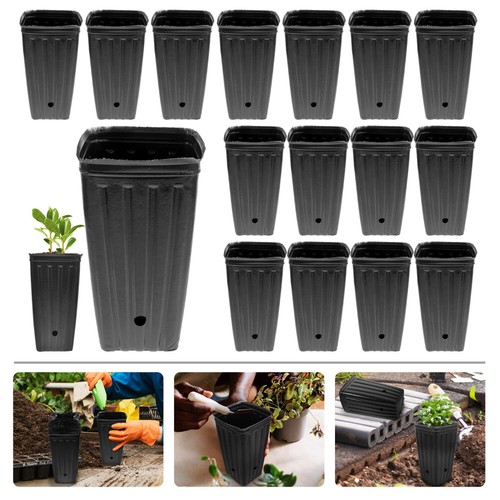 30 Pcs Pp Tall Pot Planting Nursery Cups Indoor Pots eBay