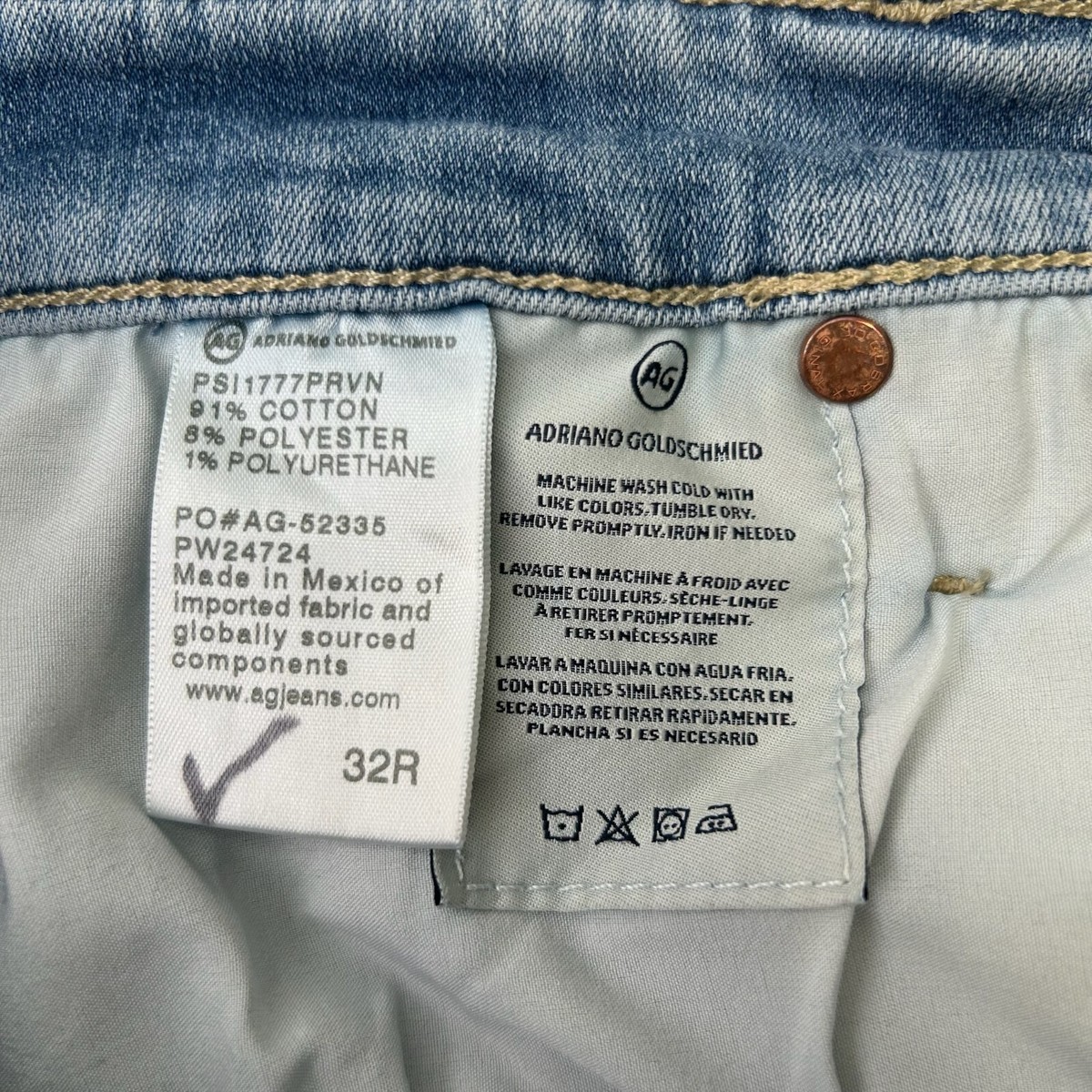 Adriano Goldschmied Jean Women 32 Farrah Skinny AG 30x28 Denim