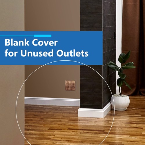Blank Metal Wall Plate Stainless Steel Blank Outlet Cover Corrosion Resistant... - Picture 7 of 7