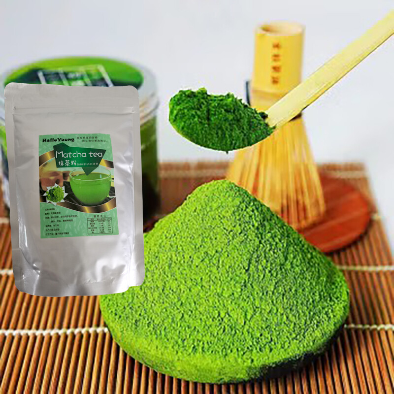 250 g polvo puro sin azúcar matcha polvo para hornear macha polvo