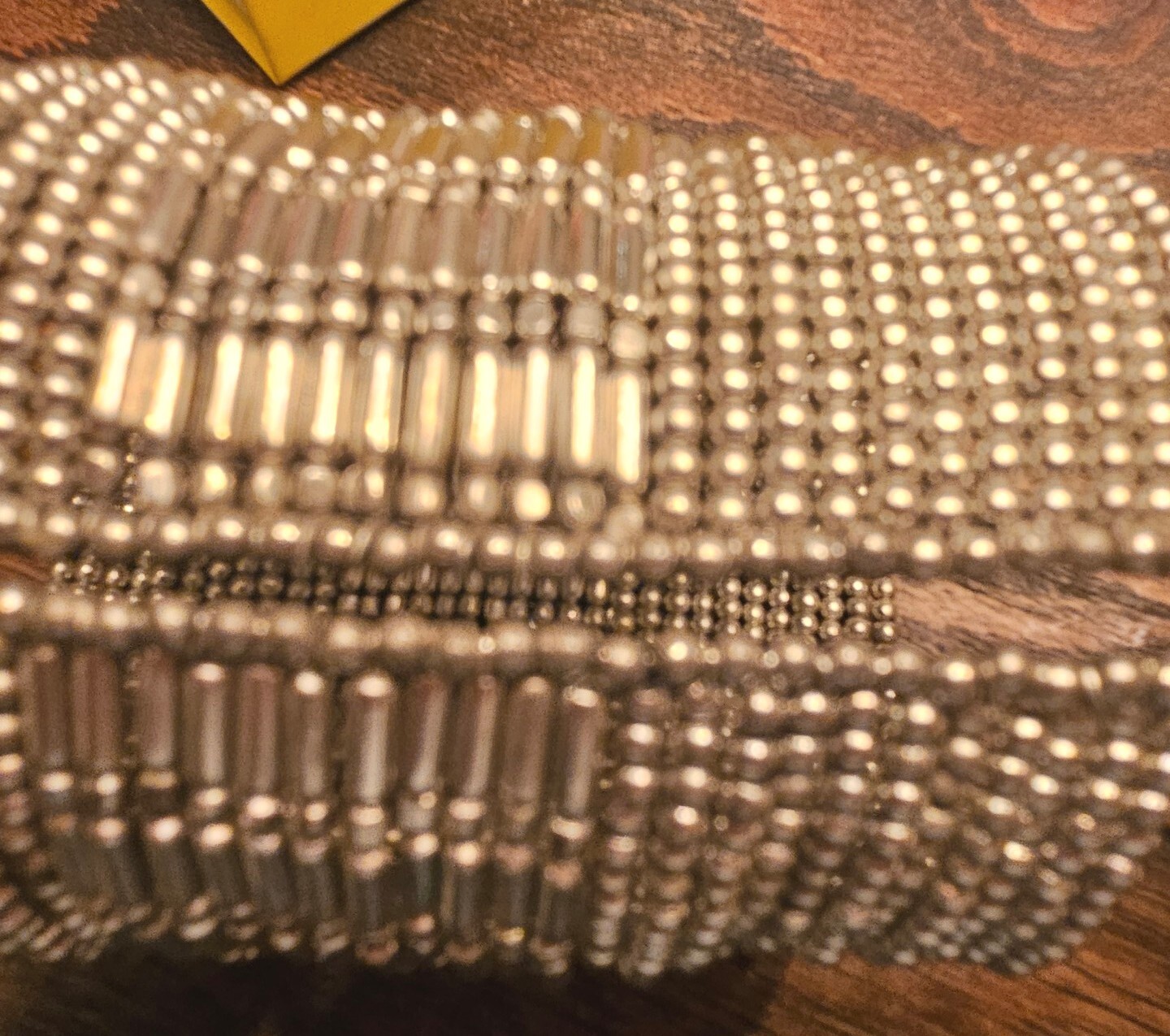 Statement Bangle Cuff With Rhinestones Adjustable… - image 6